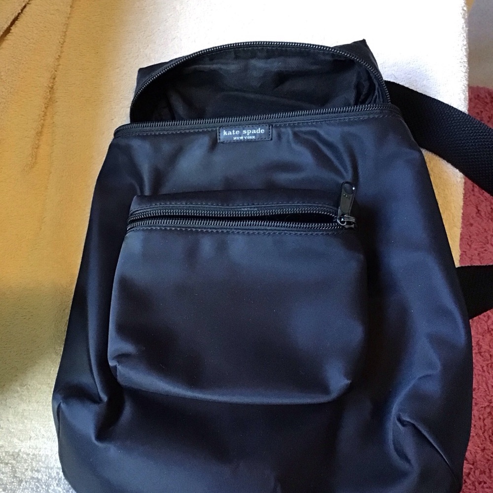 VTG Y2K 1990’s Kate Spade Nylon Mini Midnight Black Backpack
